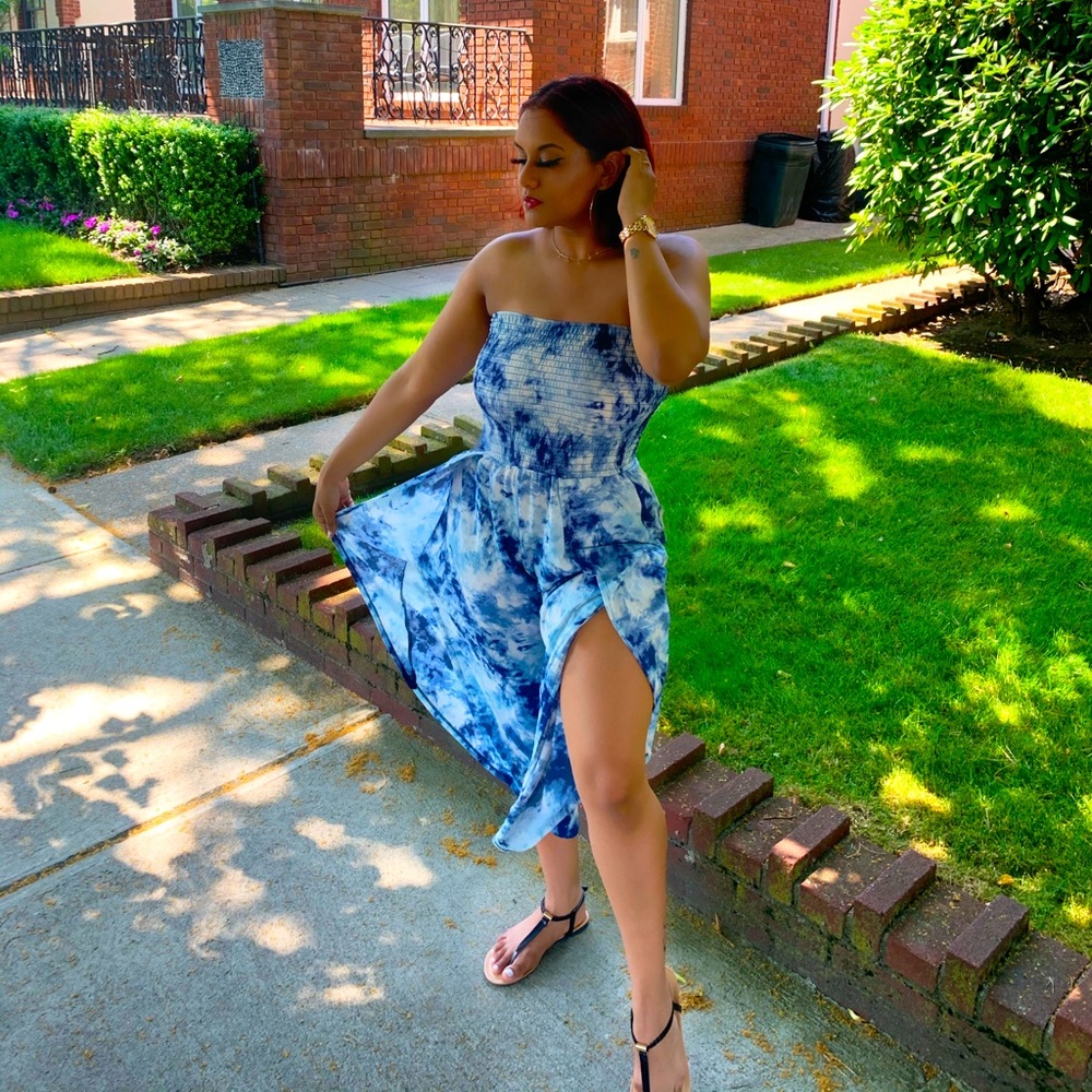 Fashionnova Tie Dye Romper/Jumpsuit